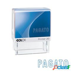 Timbro Printer 20-L G7 - PAGATO - autoinchiostrante - 14x38