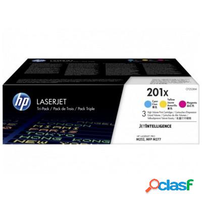 Toner Hp CF253XM 201X (Conf. da 3 pz.) originale COLORE