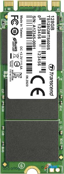 Transcend 128 GB Memoria SSD interna SATA M.2 2260 SATA 6