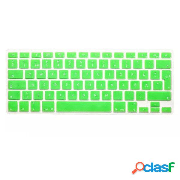 Translucent Colorful Silicone Keyboard Protective Film For