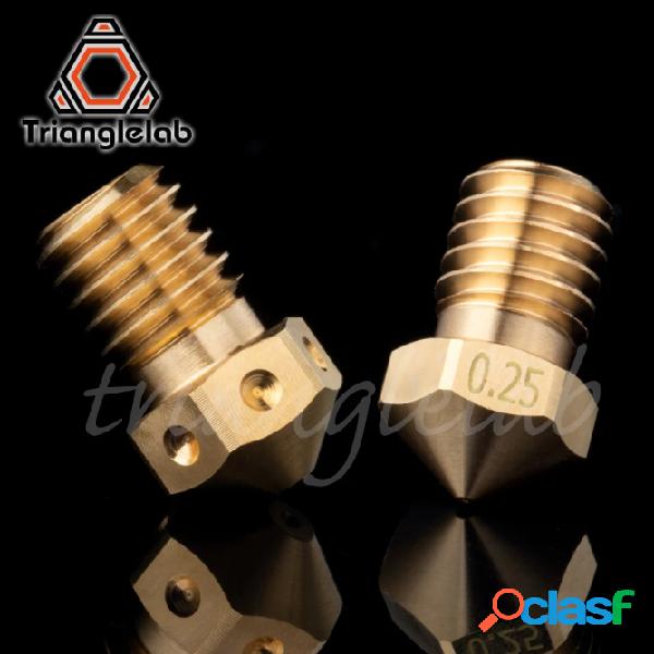 Trianglelab® / Dforce® T-V6 Brass Nozzle V6 Nozzle for 3D