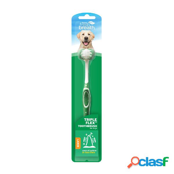 Tropiclean Fresh Breath Tripleflex spazzolino per cani large