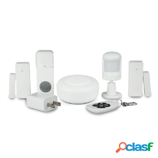 Tuya WIFI Alarm Sensor Kit EU Standard Infrared Doorbell