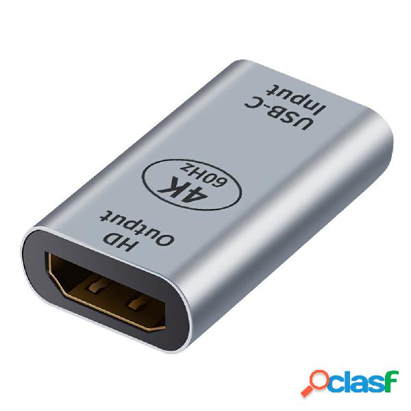 Type-C to HD DP Adapter Connector USB-C Female to HD DP1.4