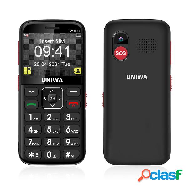 UNIWA V1000 4G Network 2.31 inch single SIM 1800mAh Battery