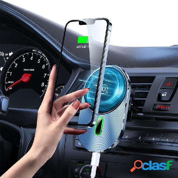 USAMS US-CD170 15W Magnetic Car Wireless Charging Phone