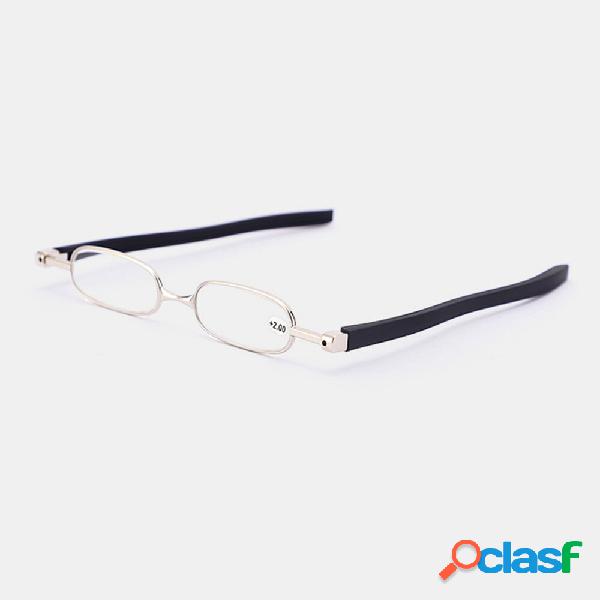 Unisex 360 Degree Rotation Folding Presbyopic Glasses Metal