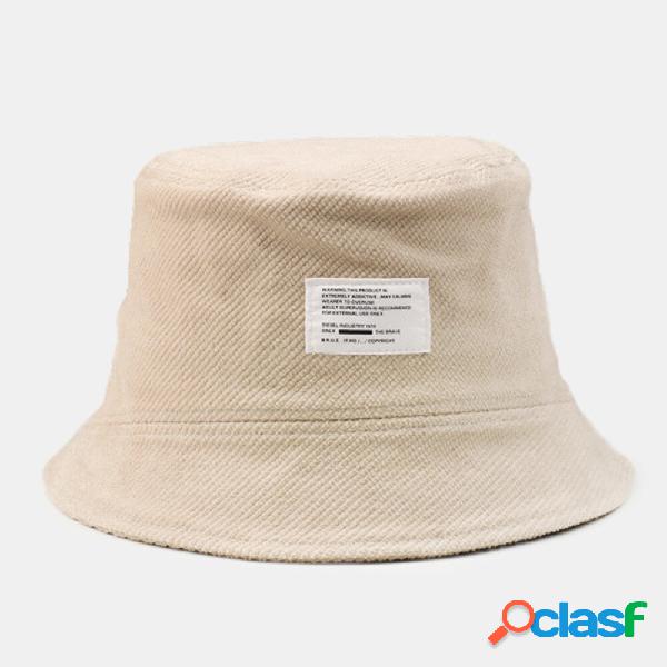 Unisex Bucket Hat Twill Polyester Cotton Jacquard Letters