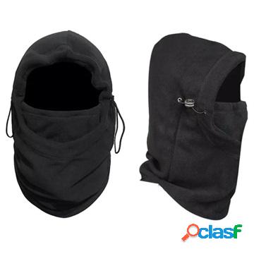 Unisex Windproof Winter Hat / Balaclava for Adults - Black