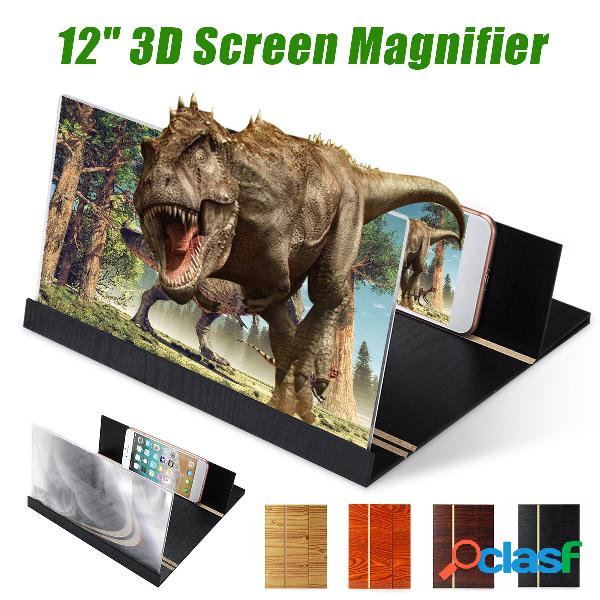 Universal 3D Phone Screen Magnifier Stereoscopic Amplifying