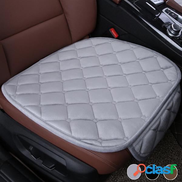 Universal Front Car Cushion Short Fleece Fabric Seat Cover