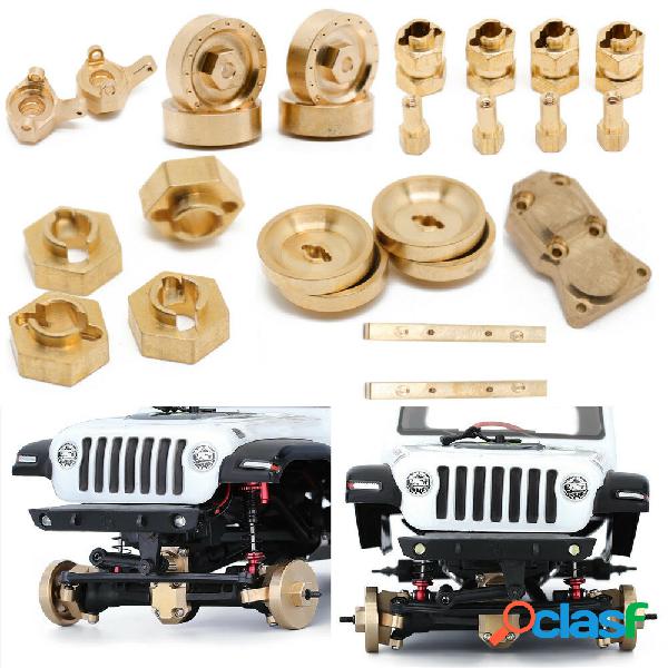 Upgraded Brass Steering Wheel Counterweight Hex Adapter