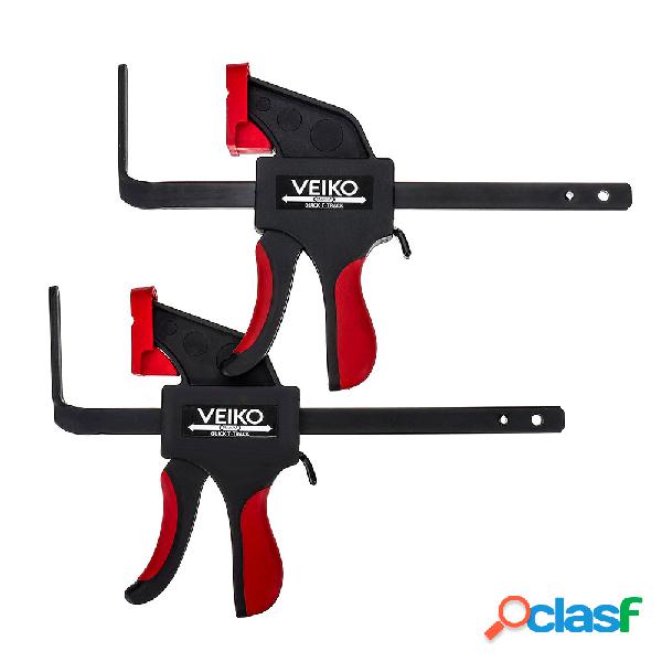 VEIKO 2Pcs Set One Handed Quick Release Track Saw Clamps for