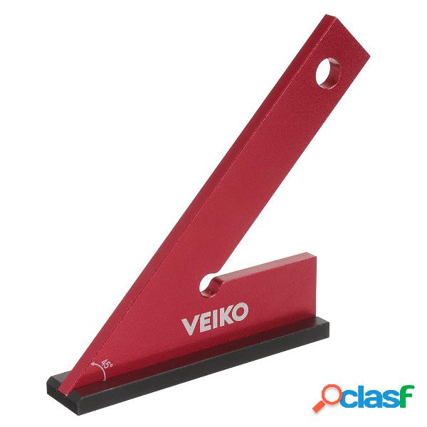 VEIKO Aluminum Alloy Miter Square with Base 45 Degree Right
