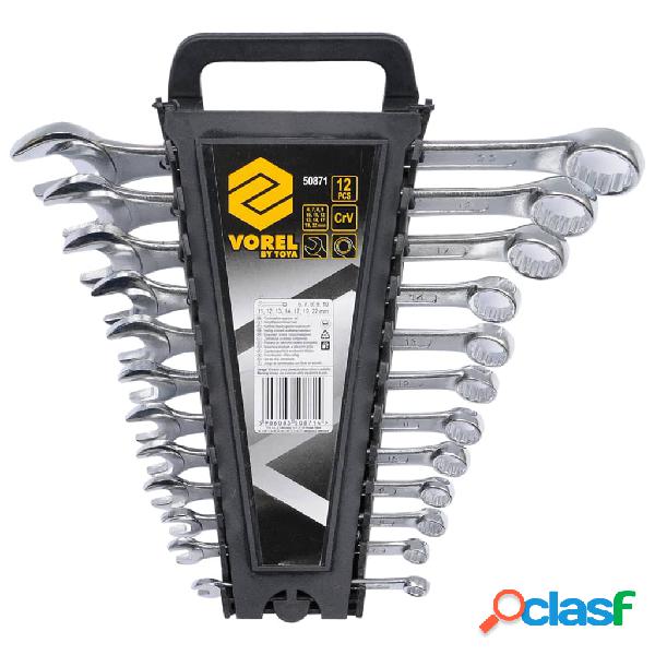 VOREL Set Chiavi Combinate 12 pz 6-22 mm