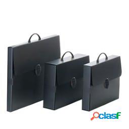 Valigetta Polionda Every Line Total Black - 27x37,5 cm -