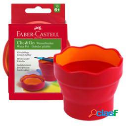 Vaschetta Click Go - multiuso - rossa - Faber Castell (unit