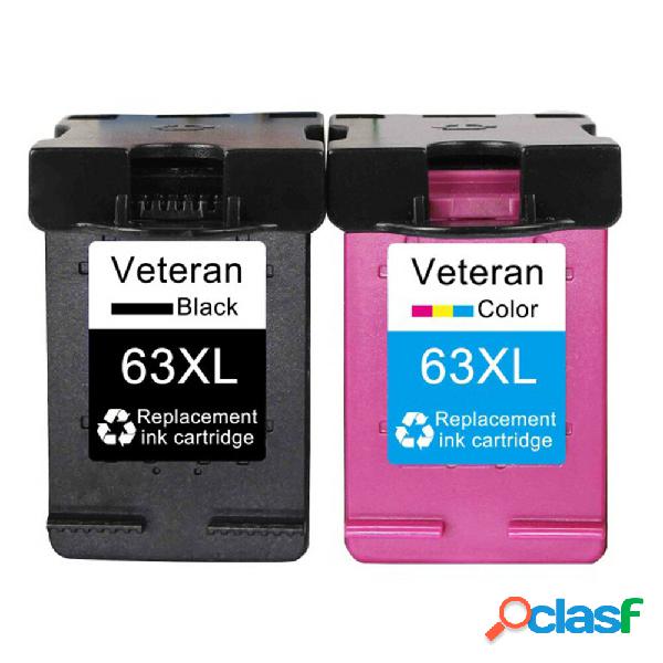 Veteran VH-63XL Ink Cartridge Compatible with HP63 2131 2132