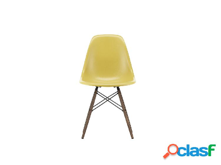 Vitra Eames Fiberglass Side Chair DSW Dark Maple - Sedia