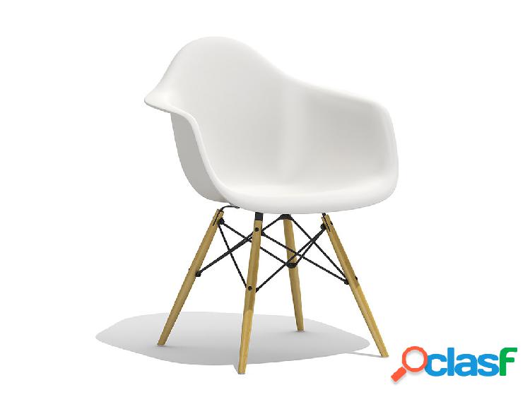 Vitra Eames Plastic Armchair DAW - Poltroncina Gambe Acero