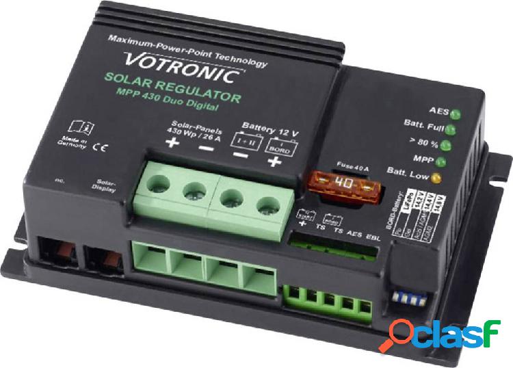 Votronic Duo Digital 430 Regolatore di carica MPPT 12 V 31.5