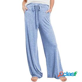 Womens Casual / Sporty Athleisure Wide Leg Side Pockets