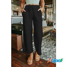 Womens Casual / Sporty Athleisure Wide Leg Side Pockets
