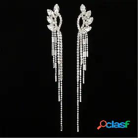 Womens Earrings Amethyst Floral Theme Geometrical Platinum