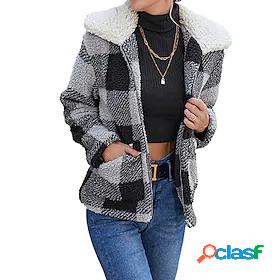 Womens Jacket Fall Winter Daily Regular Coat Warm Regular