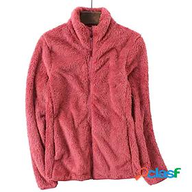 Womens Polar Fleece Hiking Windbreaker Hiking Fleece Jacket