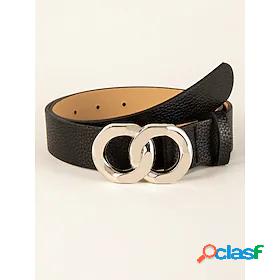 Womens Waist Belt Black Party Street Dailywear Holiday Belt