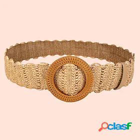 Womens Waist Belt Khaki Party Street Dailywear Holiday Belt
