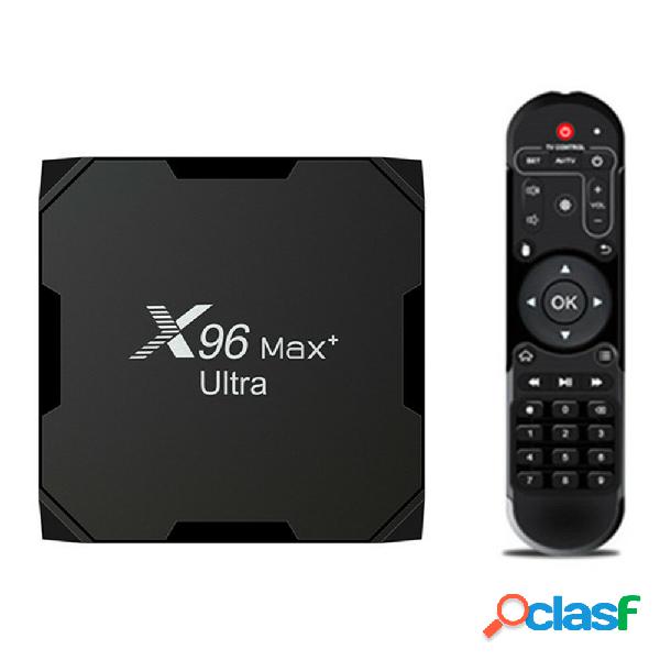 X96 Max Plus Ultra TV Box Android 11 Amlogic S905X4 Support