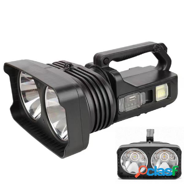 XANES® W5123 2000LM Handheld Flashlight Dual Light Source