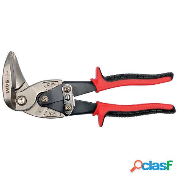 YATO Cesoia Offset Verticale Taglio a Sinistra 225 mm Rossa