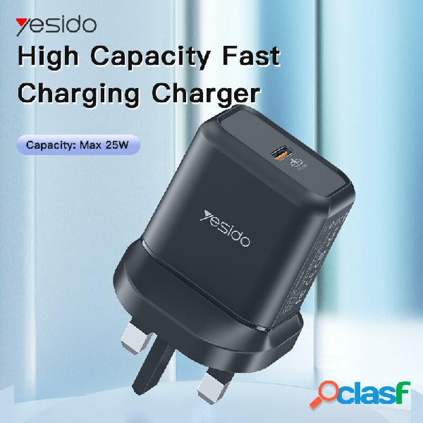 YESIDO YC29 PD25W Fast Charging Travel Charger for iPhone 12