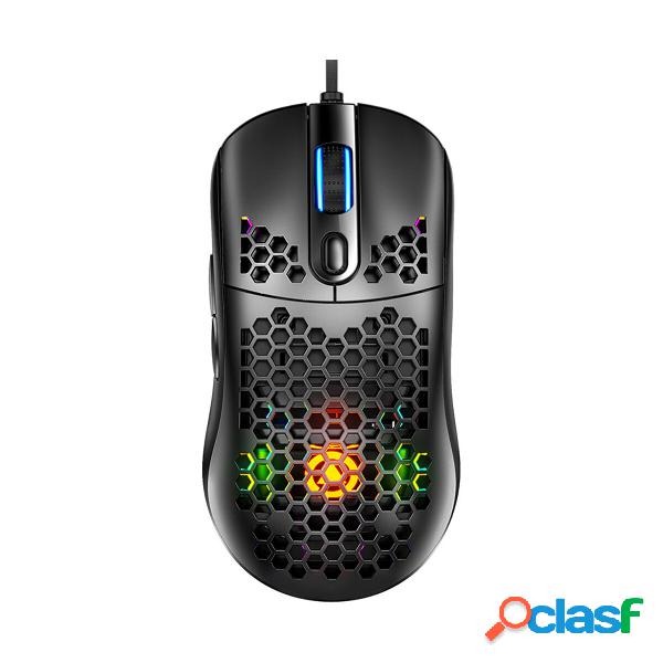 YINDIAO G7 Wired Gaming Mouse 7200DPI RGB Backlight Computer