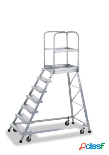 ZARGES 41955 Alluminio Scaletta con pedana Mobile 66 kg