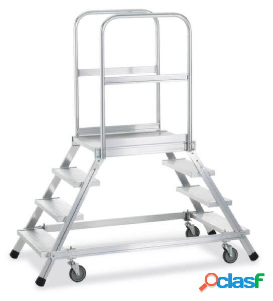 ZARGES 41964 Alluminio Scaletta con pedana Mobile 80.7 kg