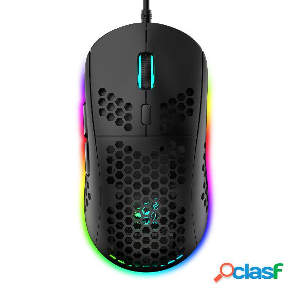 ZIYOULANG M8 Wired Game Mouse Breathing RGB Colorful