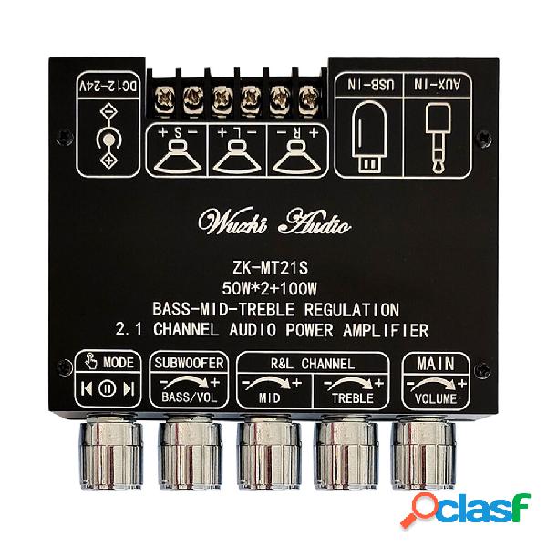 ZK-MT21S 2.1 Channel Bluetooth 5.1 Subwoofer Amplifier Board