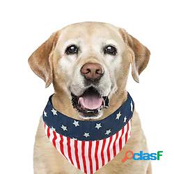 bandane per cani 4 luglio decorazione cane gatto sciarpa per
