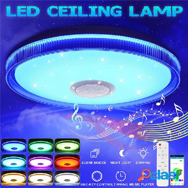 bluetooth WiFi LED RGB Music Ceiling Lamp+Remote Control for