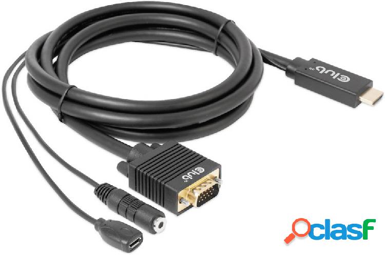 club3D HDMI / Jack / USB-Micro-B / VGA Cavo adattatore Spina