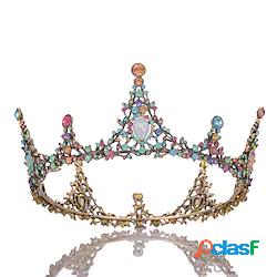 corona barocca nera da sposa diadema di cristallo corona