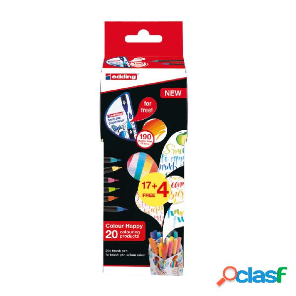 edding Set Pennarelli 21 pz con Miscelatore di Colori
