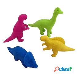 escolar dinosauri animali 3d matita gomma gomme cancelleria