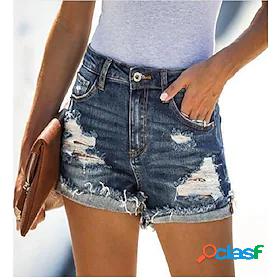 hot spot popular denim shorts fashion ripped jeans