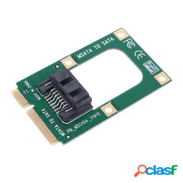 mSATA to SATA Expansion Card Hard Drive Adapter Card Mini