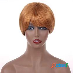 parrucche sintetiche corte pixie parrucche dritte con la